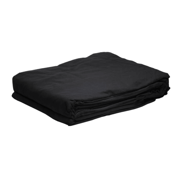 Bresser Y-9 Achtergronddoek 3x6m - Zwart - Afbeelding 2
